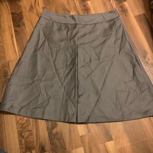 Shiny Gray Suit Skirt